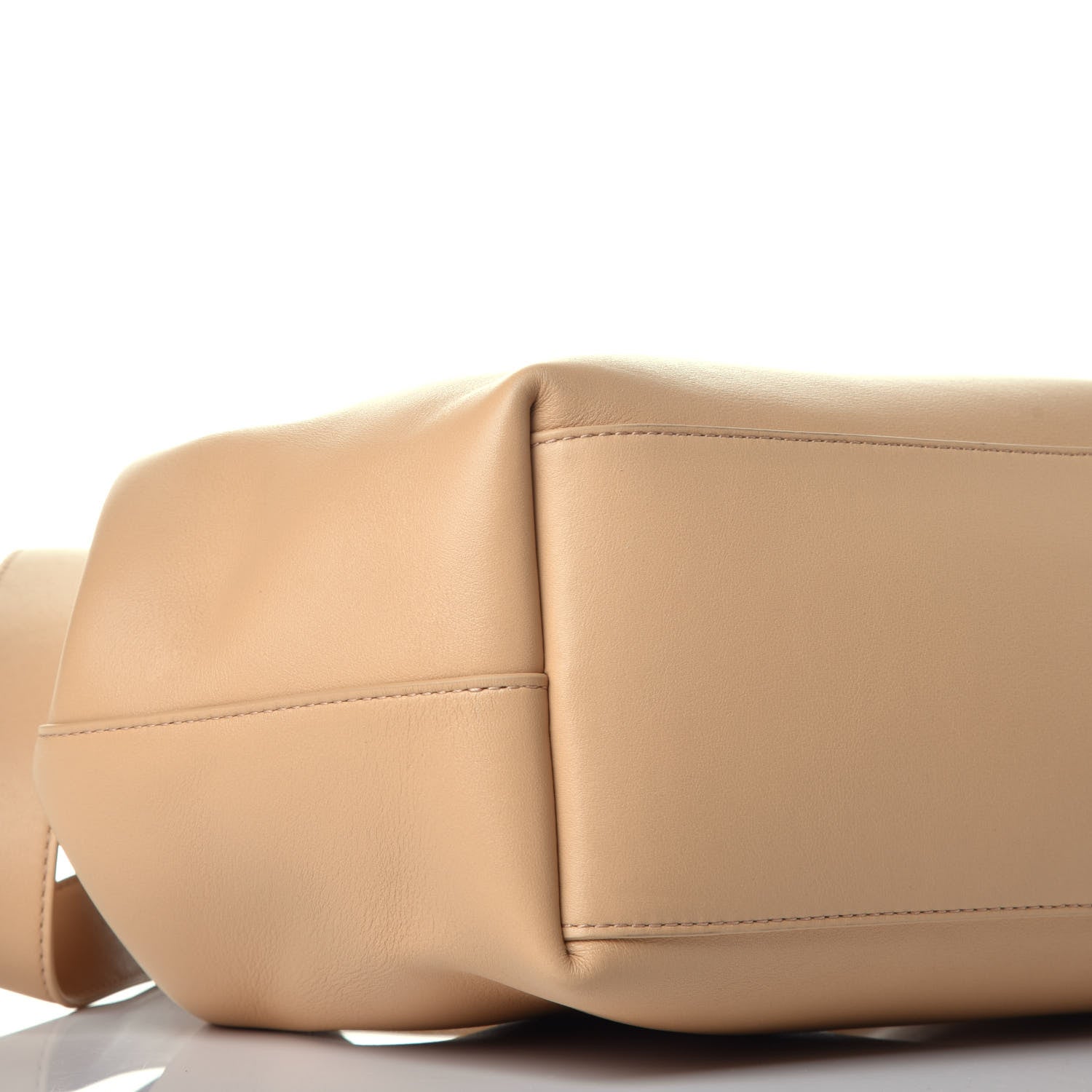Bottega Veneta Calfskin Large The Point Triangle Bag Almond 7 of 9