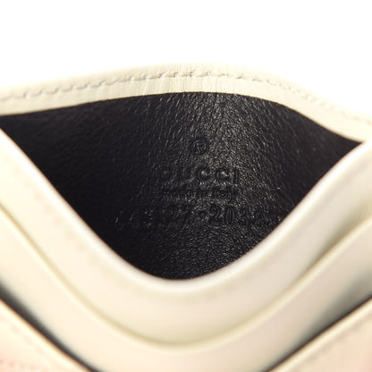 Gucci Calfskin Matelasse GG Marmont Card Holder White 6 of 7