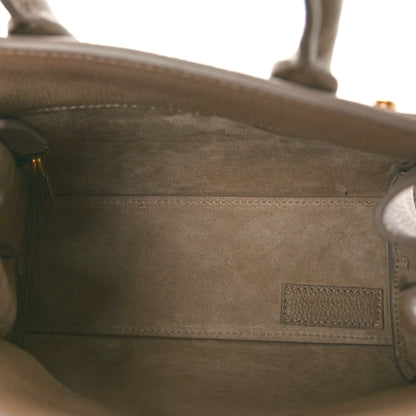 Saint Laurent Grained Calfskin Nano Supple Sac De Jour Dark Beige 5 of 8