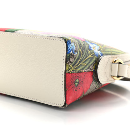 Gucci GG Supreme Monogram Flora Web GG Small Ophidia Dome Shoulder Bag White 9 of 9