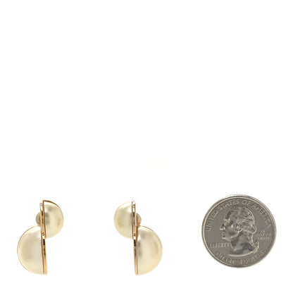 Christian Dior Pearl Tribal Earrings 2 of 3
