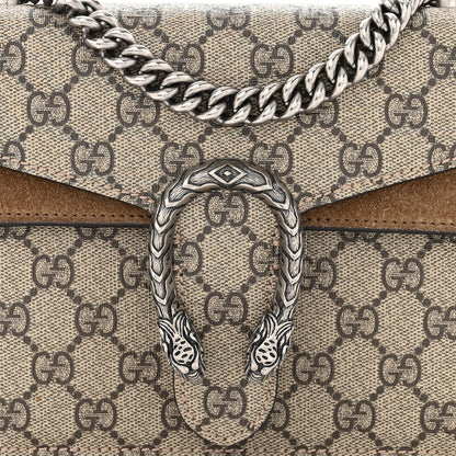 Gucci GG Supreme Monogram Mini Dionysus Shoulder Bag Taupe 8 of 11