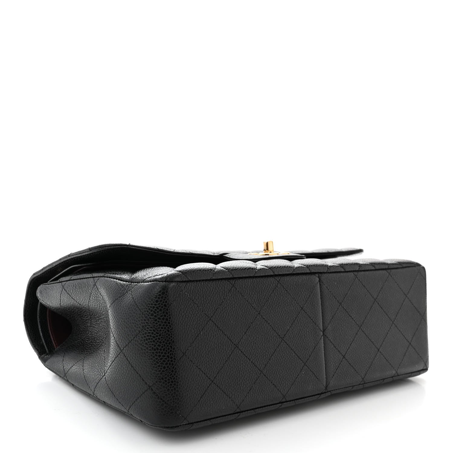 Chanel Caviar Quilted Jumbo Double Flap Black 4 of 11