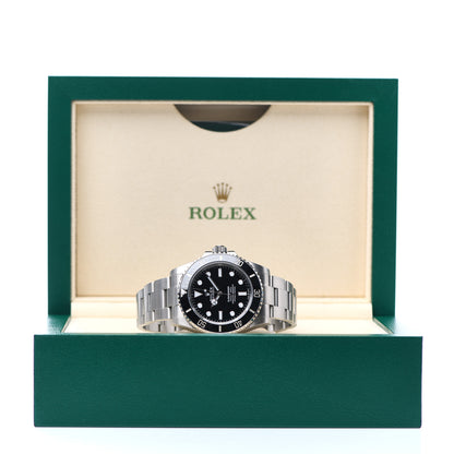 Rolex Stainless Steel 41mm Oyster Perpetual Submariner Watch Black 124060 5 of 5