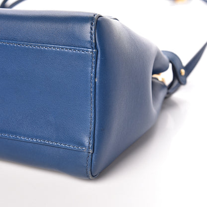 Fendi Nappa Colorblock Mini Peekaboo Iconic Satchel Iris Magenta Bubblegum 6 of 15