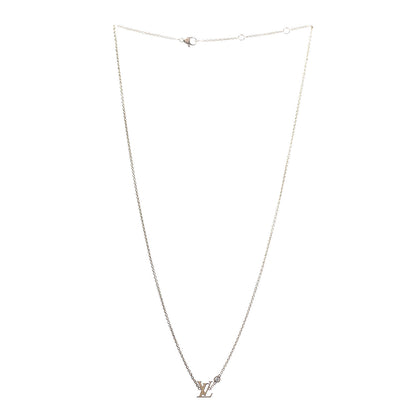 Louis Vuitton 18K Yellow Gold Diamond Idylle Blossom LV Pendant Necklace 3 of 8