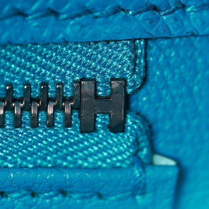 Hermes Epsom Kelly Sellier 32 Bleu Frida 21 of 36