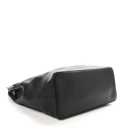 Gucci Pebbled Calfskin Large Soho Hobo Black 4 of 10