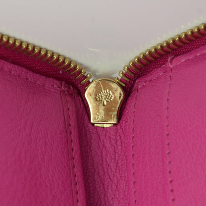 Mulberry Glossy Goat Zip Around Travel Wallet Pink 8 of 8