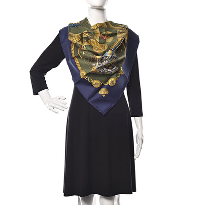 Hermes Silk Les Tambours Scarf 90 2 of 6