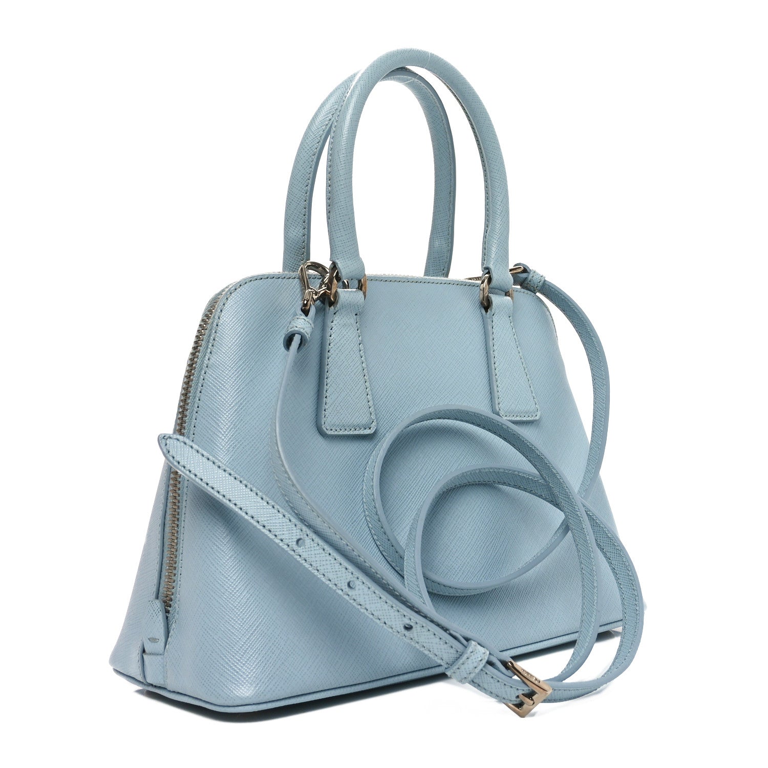 Prada Saffiano Lux Small Promenade Tote Lago 3 of 9