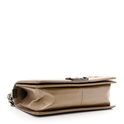 Chanel Metallic Caviar Quilted Medium Boy Flap Copper 3 of 12