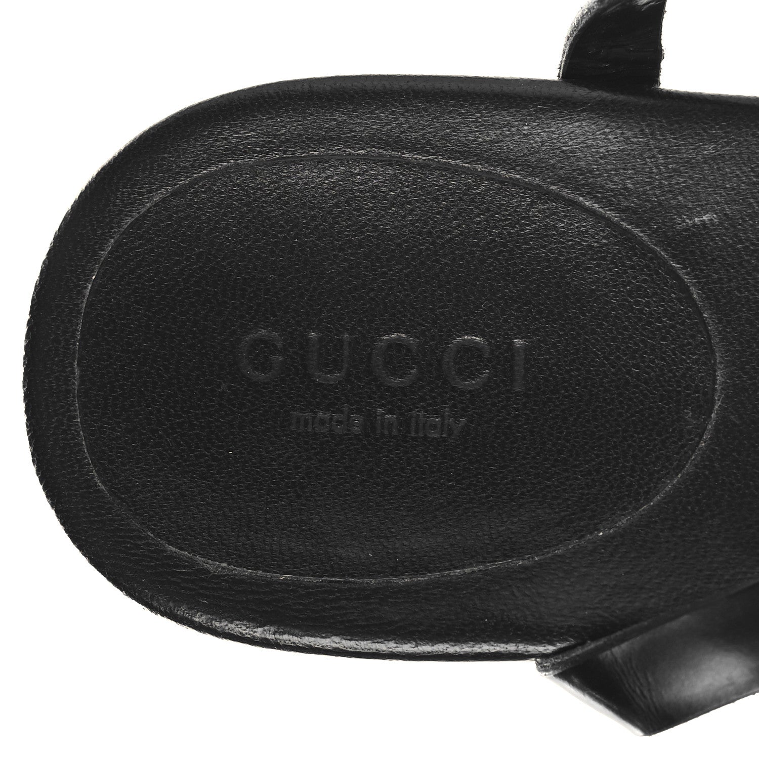 Gucci Nappa Web Wimbledon Thong Sandals 37 Black 8 of 8