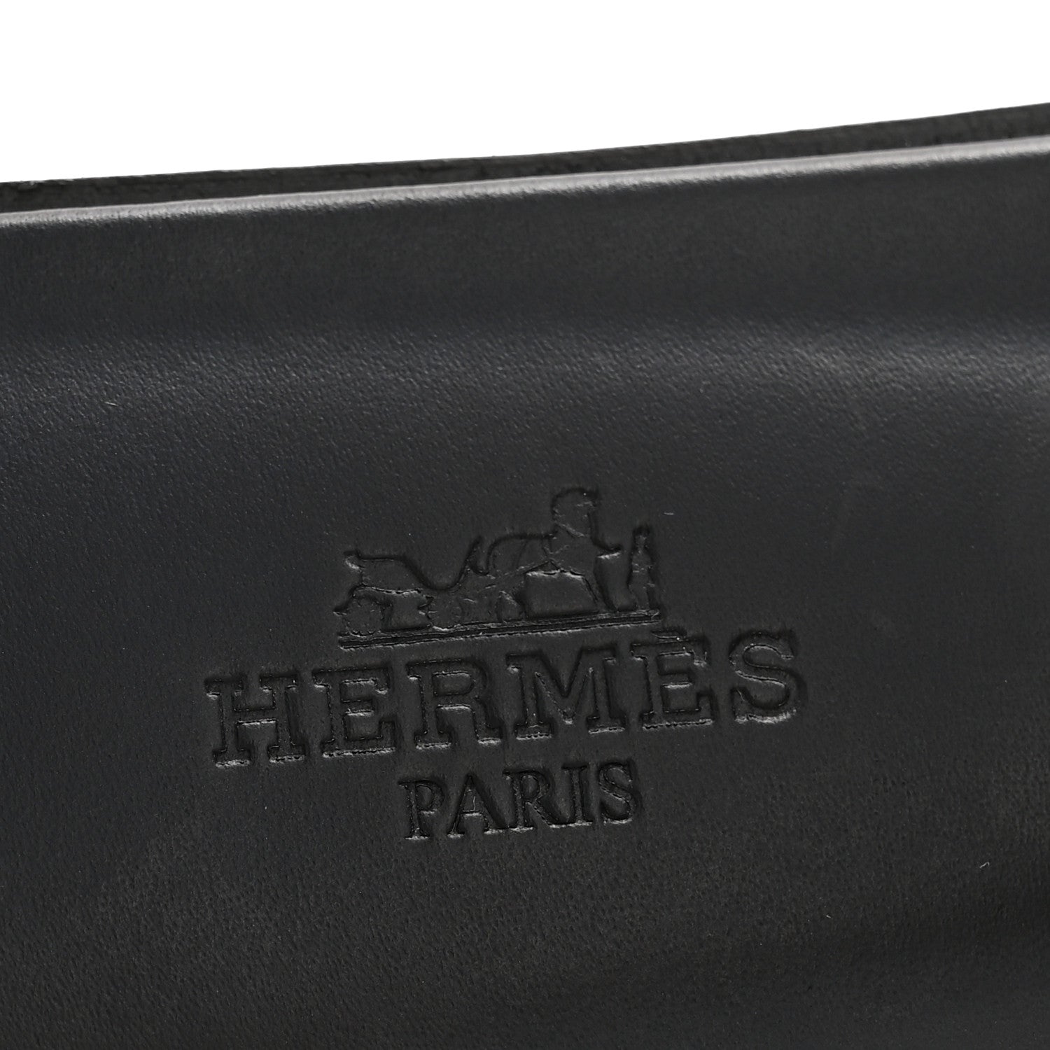 Hermes Box Calfskin Oran Sandals 37.5 Black 16 of 22