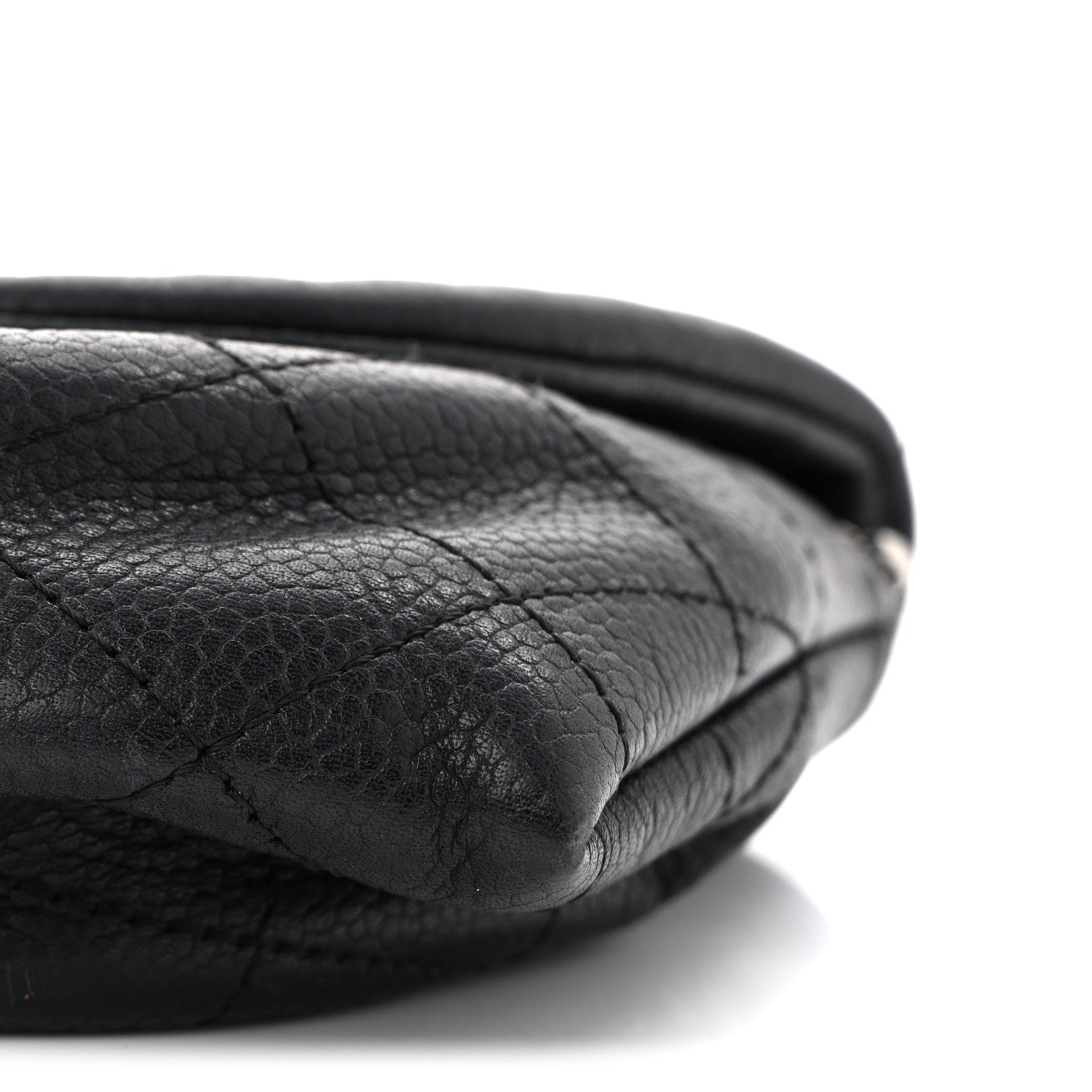 Chanel Lambskin Half Moon Wallet On Chain WOC Black 11 of 11