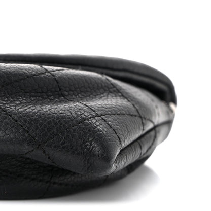 Chanel Lambskin Half Moon Wallet On Chain WOC Black 11 of 11