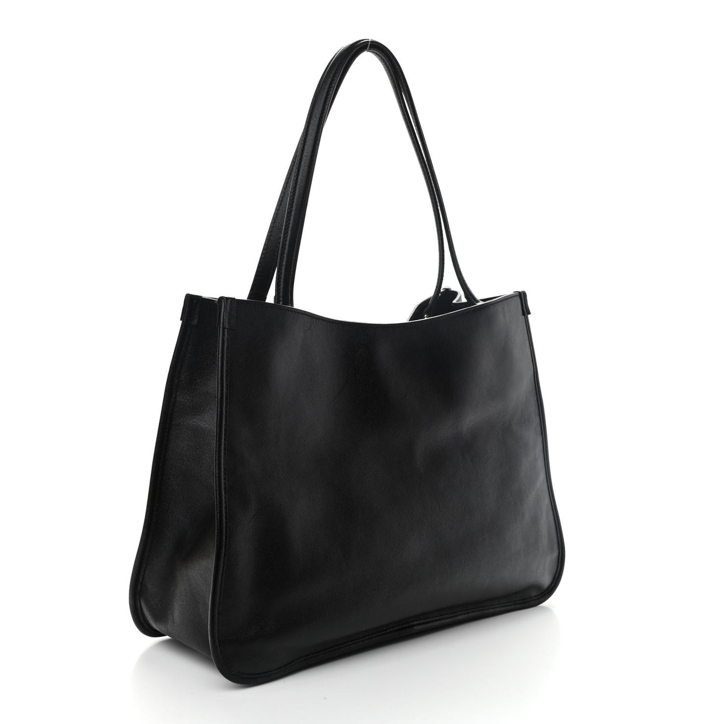 New Sakai Calfskin Lux Horsebit 1955 Tote Bag Black