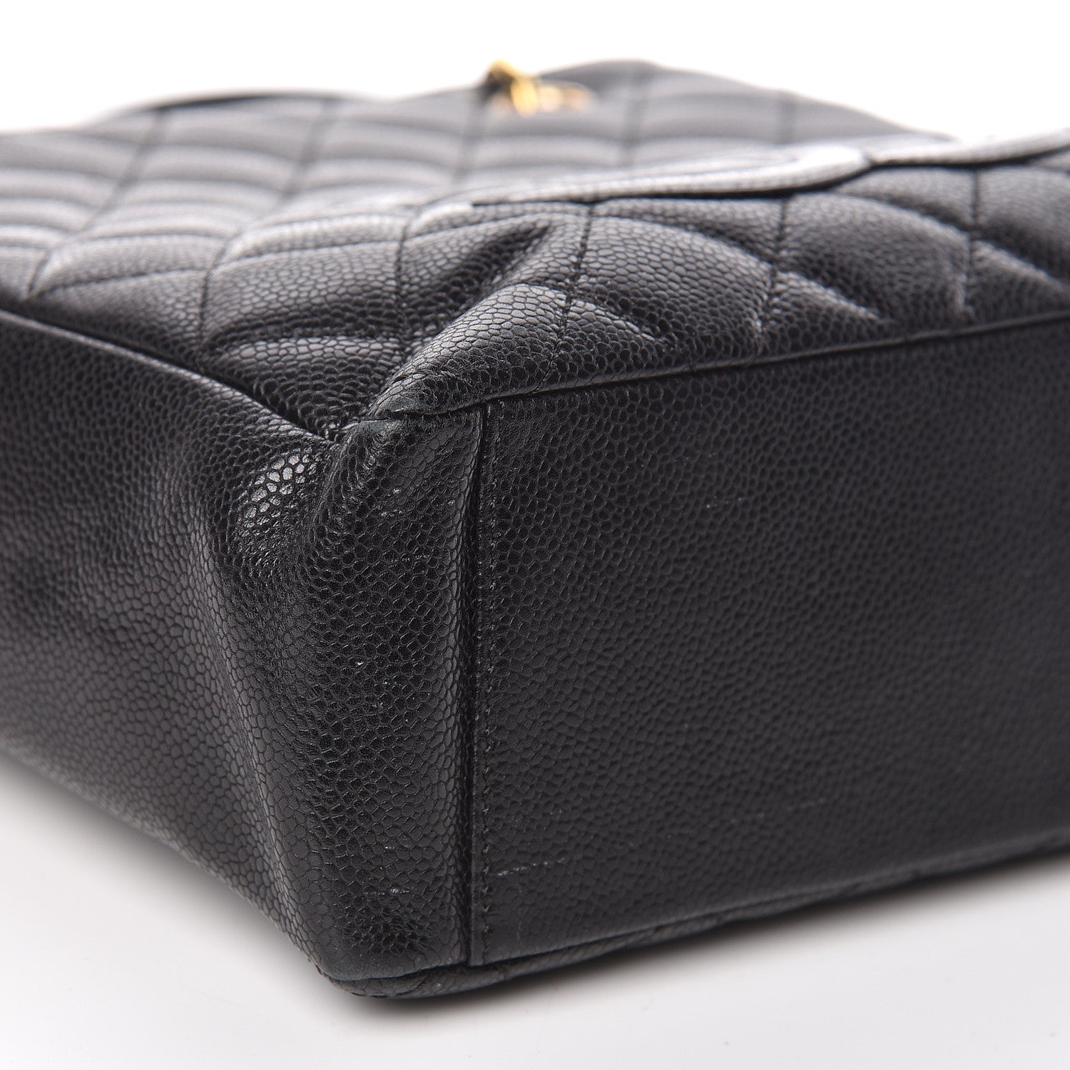 Chanel Caviar Quilted Petit Shopping Tote PST Black 8 of 16