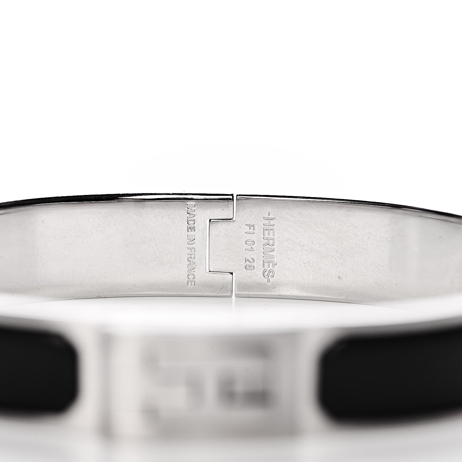 Hermes Matte Enamel Jet Bracelet T5 Black 5 of 7