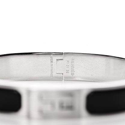 Hermes Matte Enamel Jet Bracelet T5 Black 5 of 7