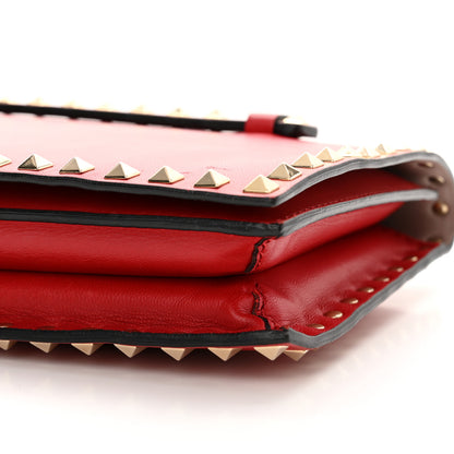 Valentino Garavani Nappa Rockstud Wristlet Clutch Rosso Valentino 9 of 13