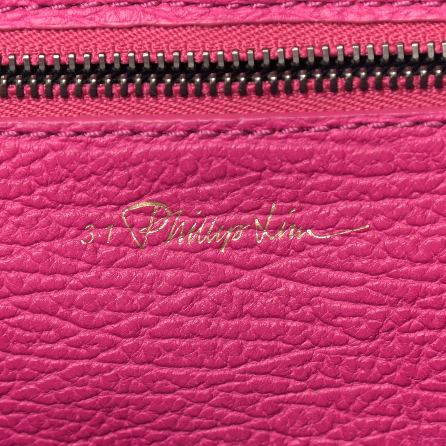 Textured Calfskin Mini Pashli Satchel Fuchsia