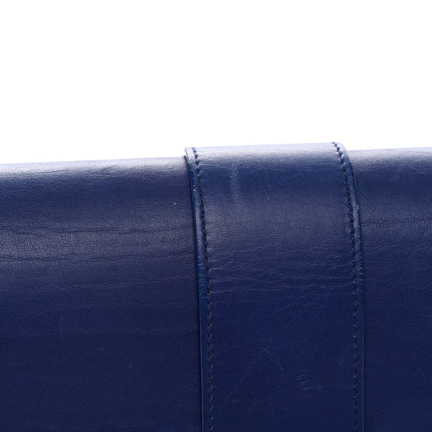 Calfskin Classic Y Satchel Royal Blue