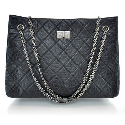 Chanel Aged Calfskin Reissue 2.55 Tote Black 1 of 10
