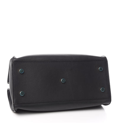 Saint Laurent Smooth Calfskin Small Monogram Cabas Black 4 of 10