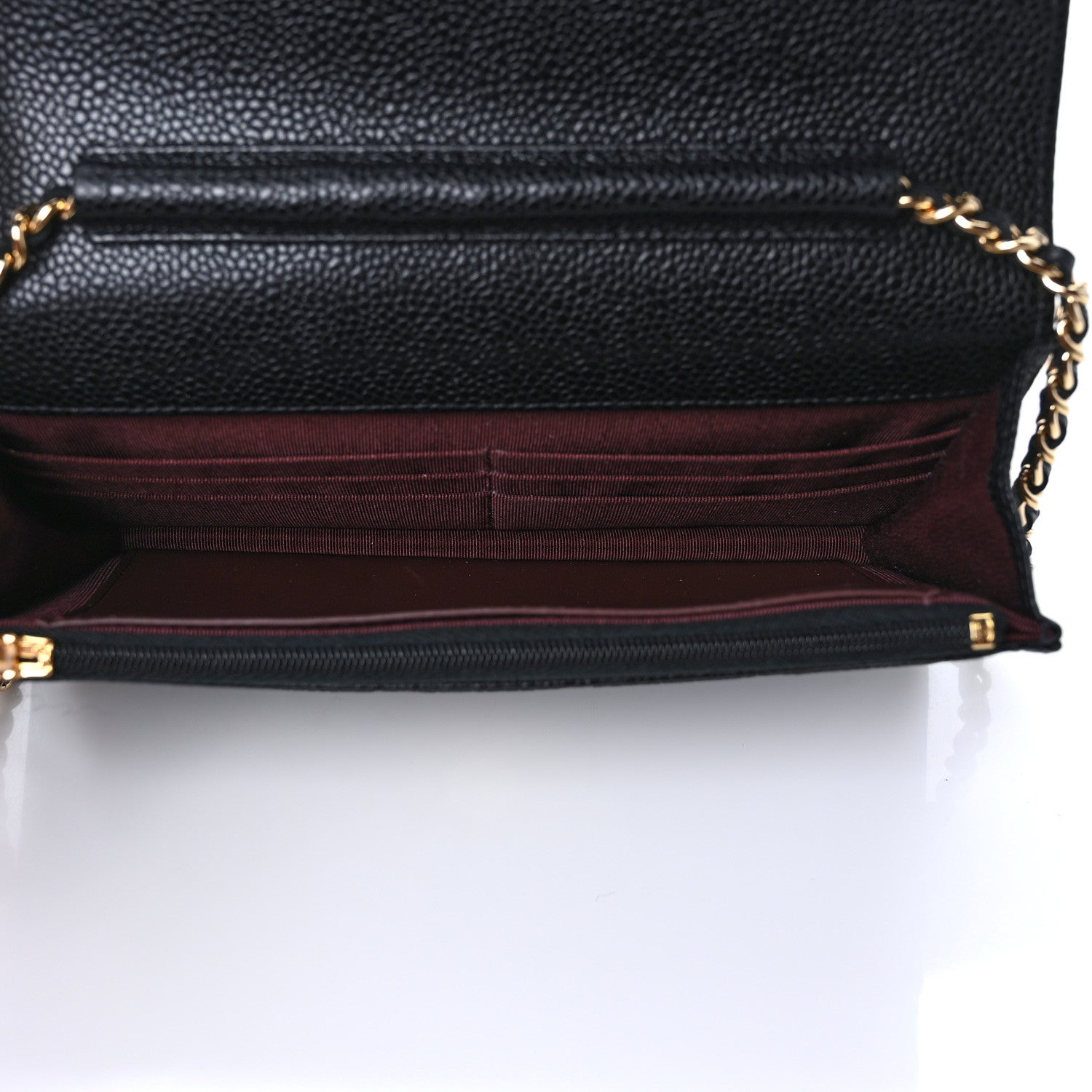 Chanel Caviar Quilted Wallet on Chain WOC Black 5 of 10