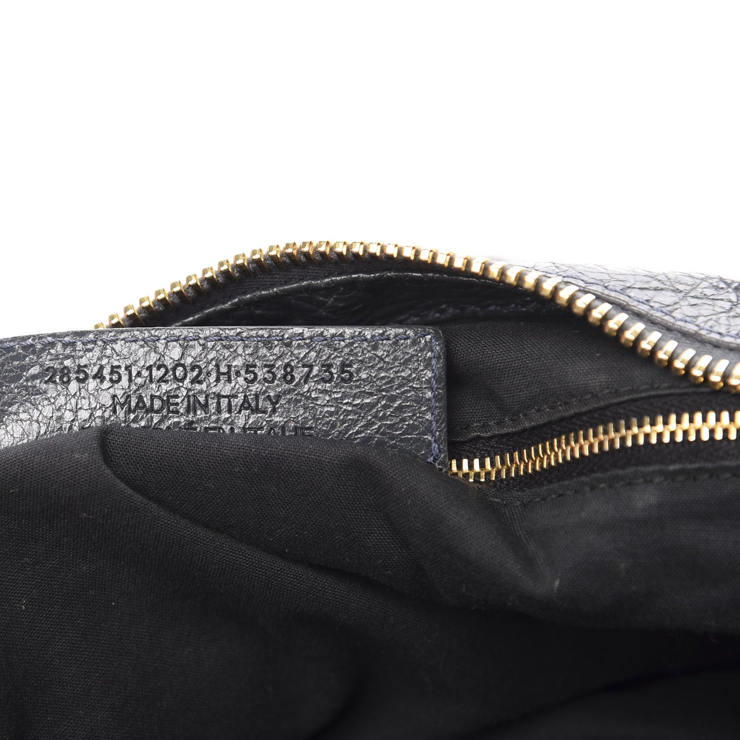 Agneau Giant 12 Gold Hardware Work Anthracite