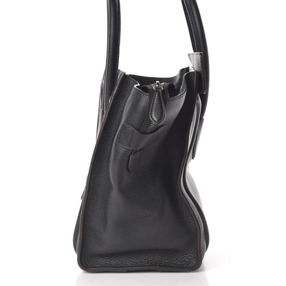 Celine Drummed Calfskin Mini Luggage Black 11 of 14