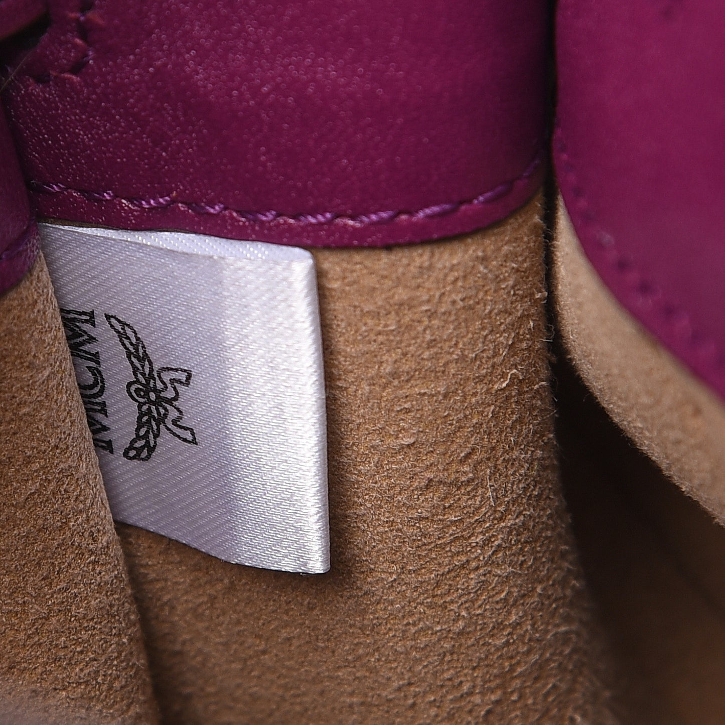 Grained Calfskin Medium Milla Convertible Backpack Mystic Purple