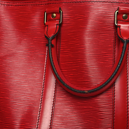 Louis Vuitton Epi Keepall 45 Castillan Red 12 of 13