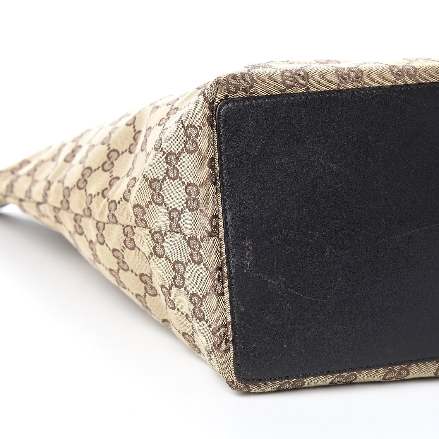 Gucci Monogram Large Bucket Tote Dark Brown 8 of 10
