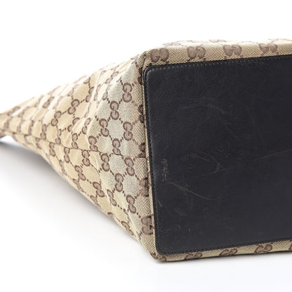 Gucci Monogram Large Bucket Tote Dark Brown 8 of 10