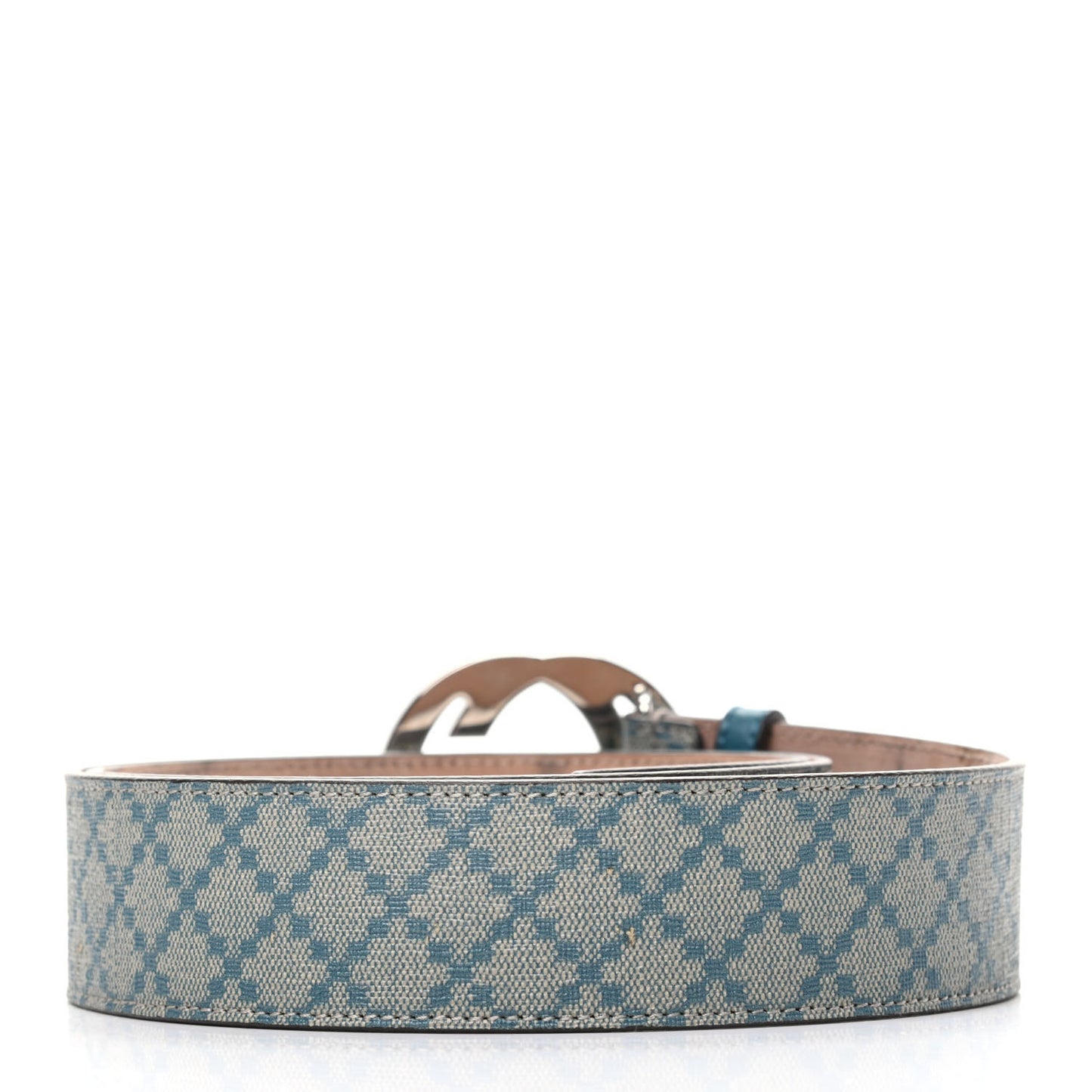 Diamante Interlocking G Belt 100 40 Blue