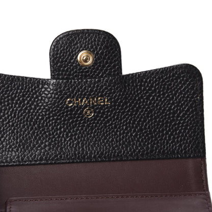 Chanel Caviar Quilted Compact Flap Wallet Black 6 of 9