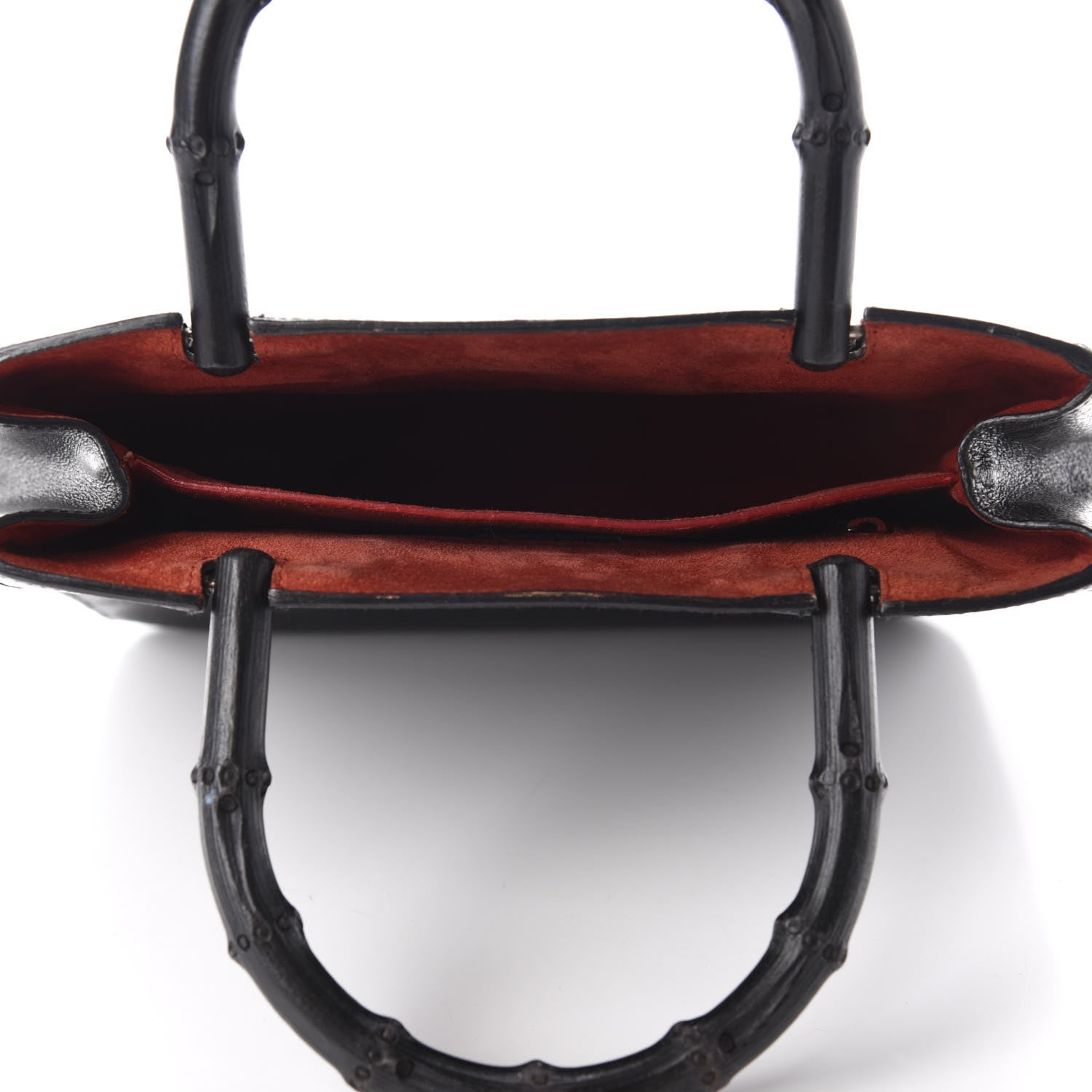Gucci Cinghiale Bamboo Tote Black 5 of 10