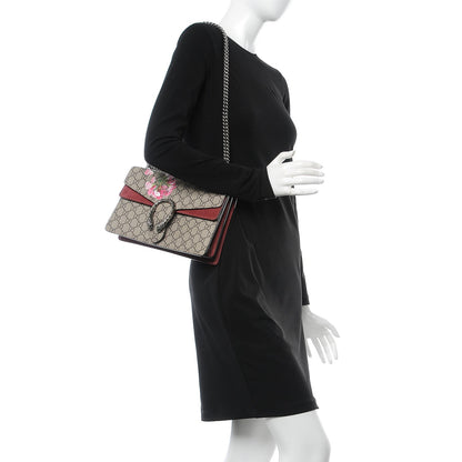 Gucci GG Supreme Monogram Blooms Small Dionysus Shoulder Bag Beige Multicolor Dry Rose 2 of 8
