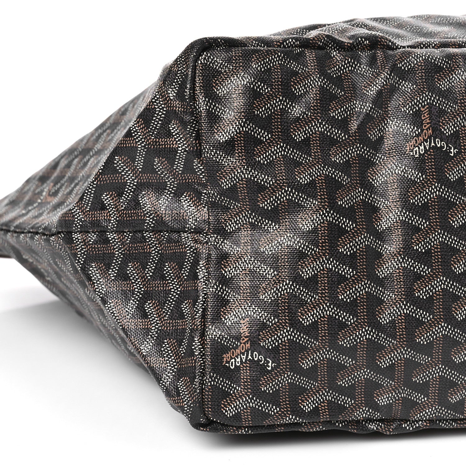 Goyard Goyardine Saint Louis GM Black Gold 7 of 8