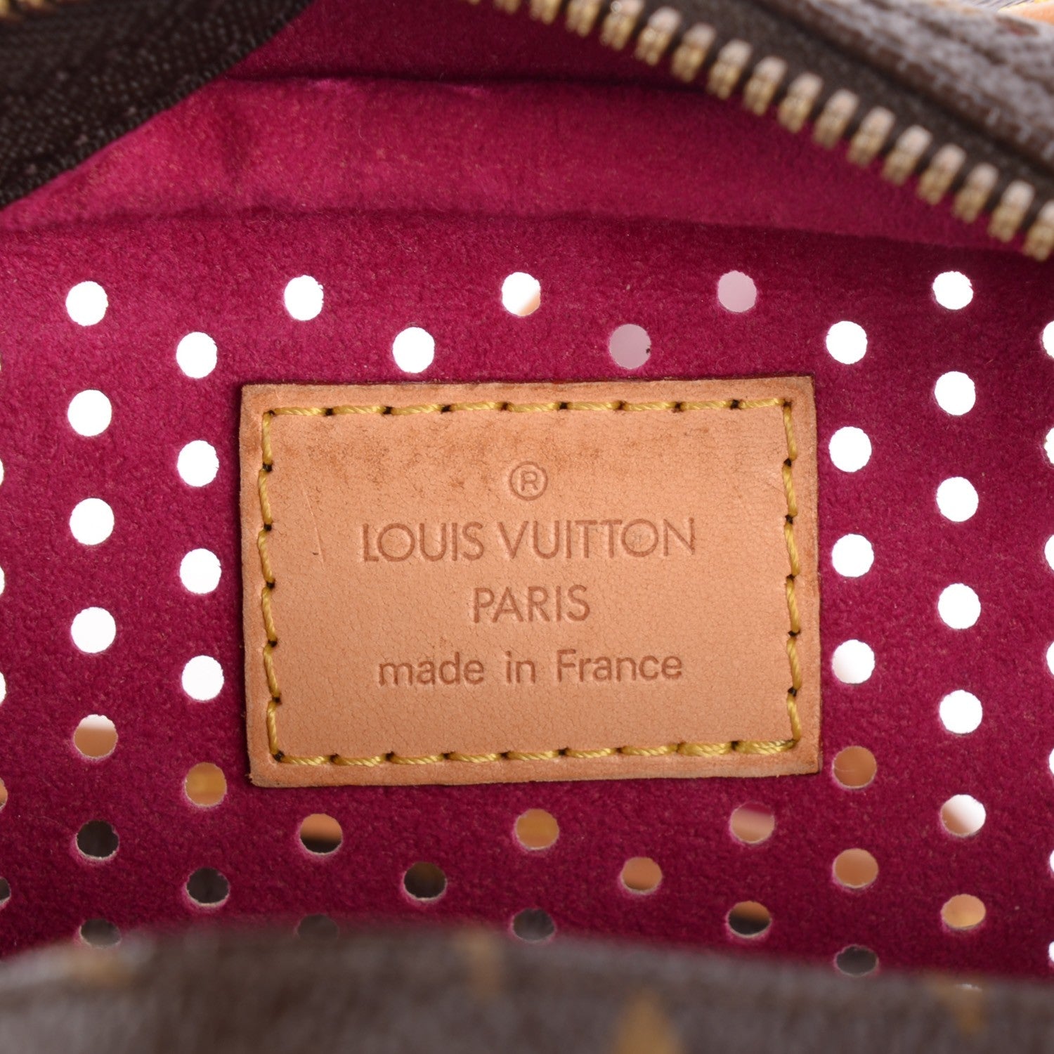 Louis Vuitton Monogram Perforated Mini Trocadero Fuchsia 7 of 8