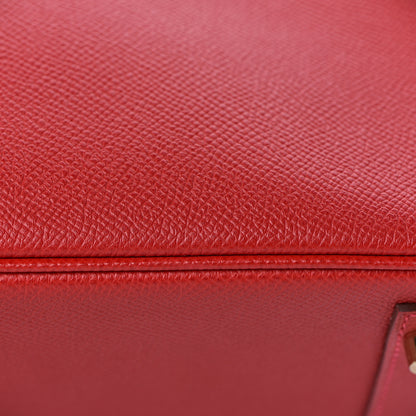 Hermes Epsom Birkin 30 Rouge Casaque 46 of 49