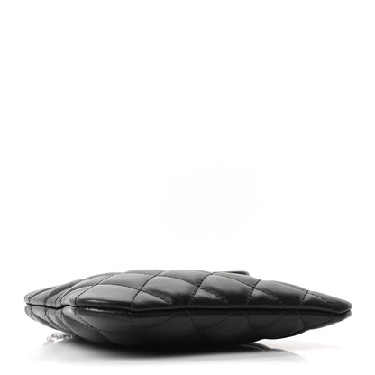 Chanel Lambskin Quilted Uniform Crossbody Bag  Black 4 of 10
