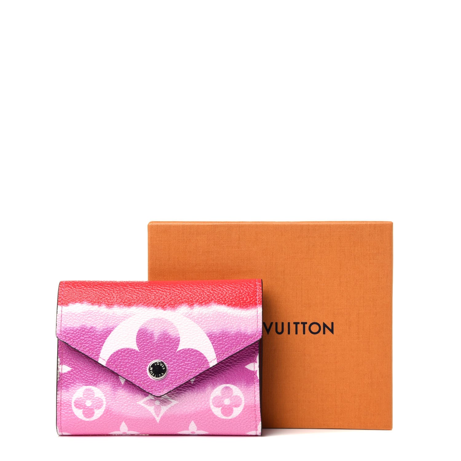 Louis Vuitton Monogram Escale Victorine Wallet Red 9 of 9