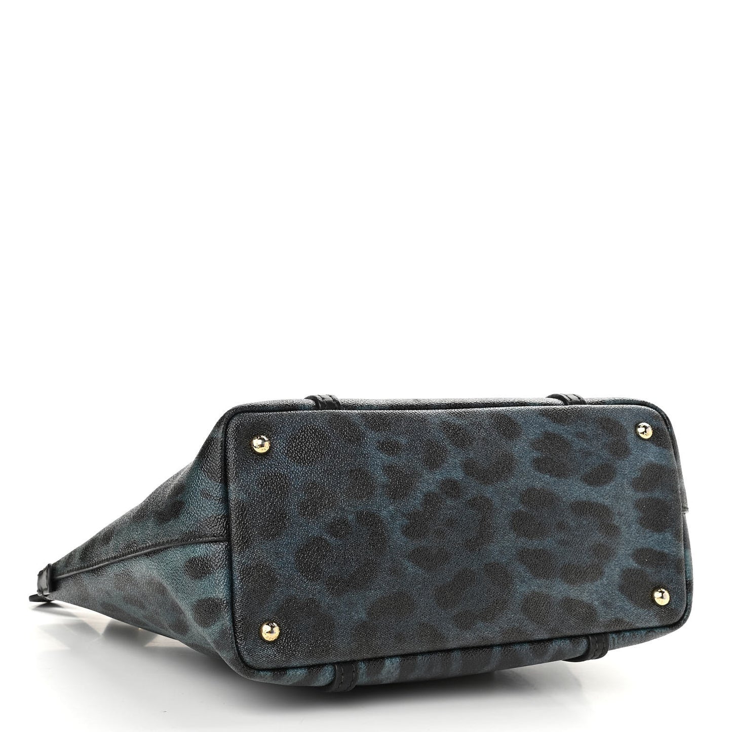 Coated Canvas Leopard Print Miss Escape Tote