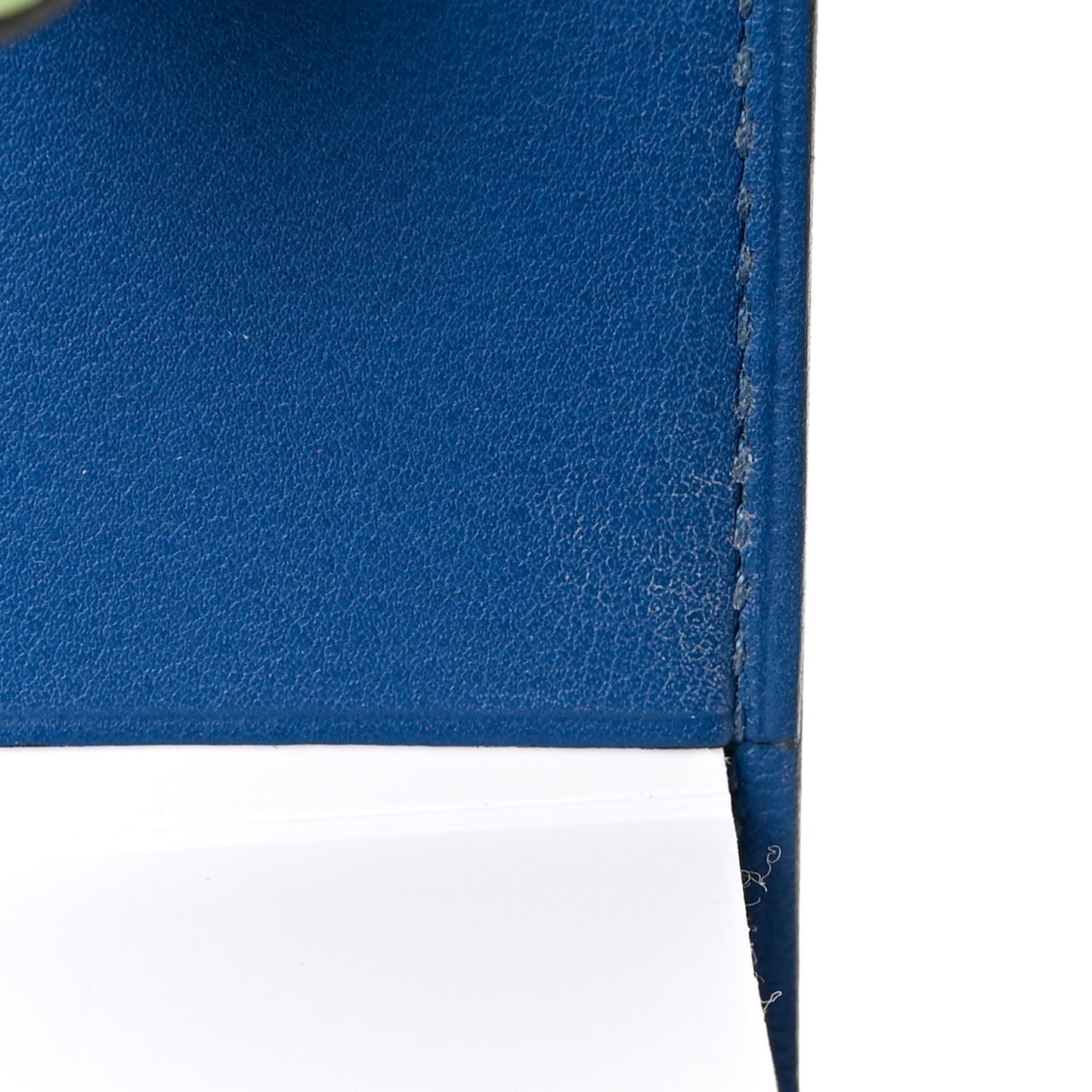 Evercolor Swift Verso Ulysse Nano Bag Charm Vert Criquet Bleu France