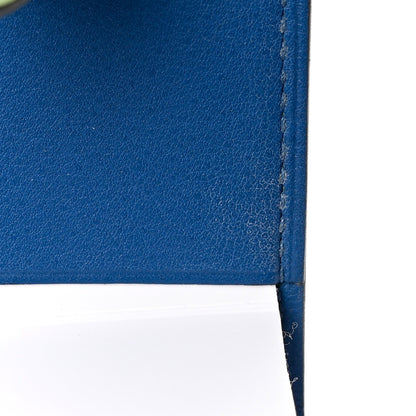 Hermes Evercolor Swift Verso Ulysse Nano Bag Charm Vert Criquet Bleu France 4 of 5