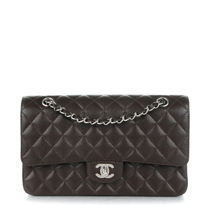 Chanel Caviar Quilted Medium Double Flap Brown 1 of 8