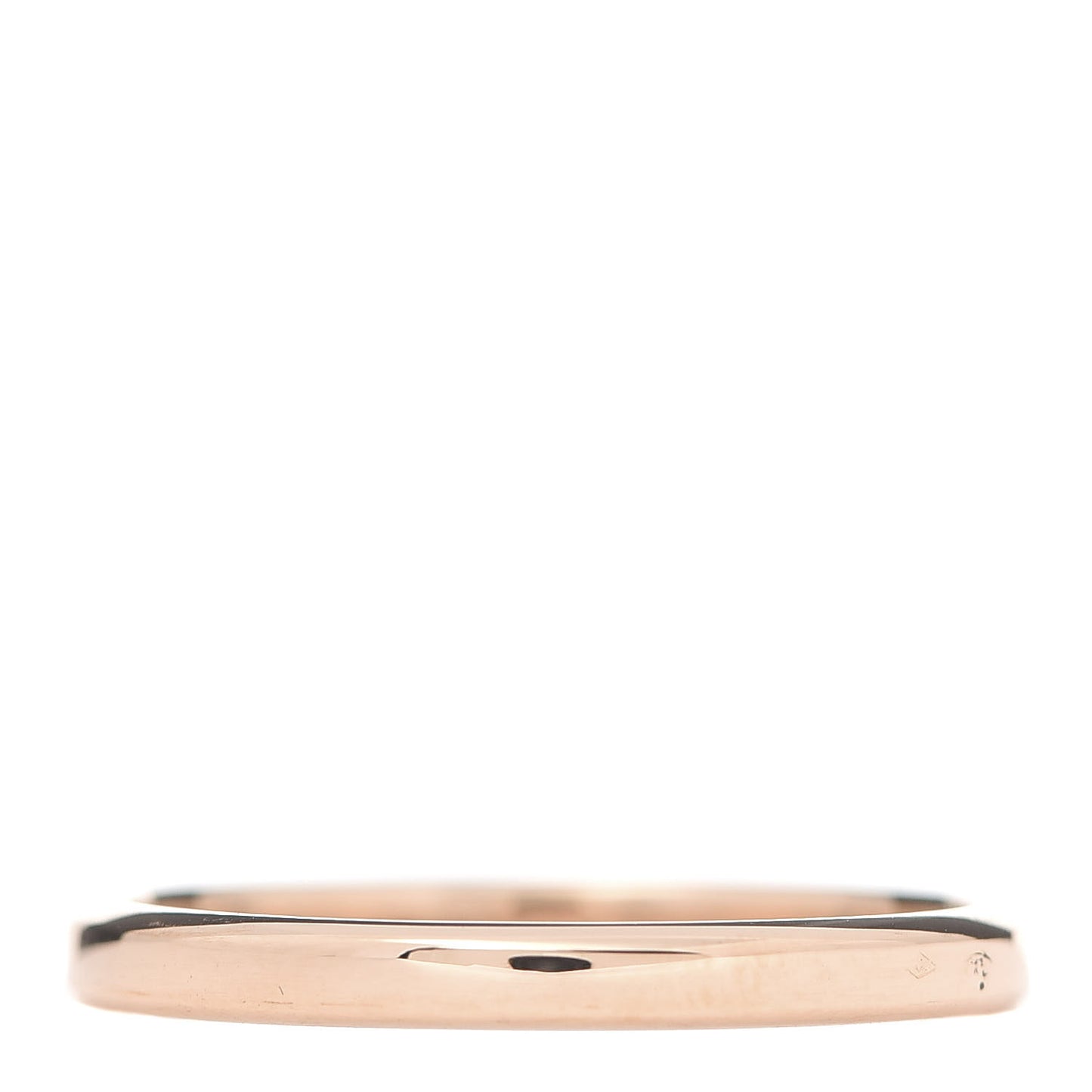 18K Rose Gold 2.5mm Toujours Wedding Band Ring 60 9